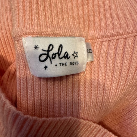 Lola + The Boys Blush Cowl Neck Sweater - Picture 2 of 4